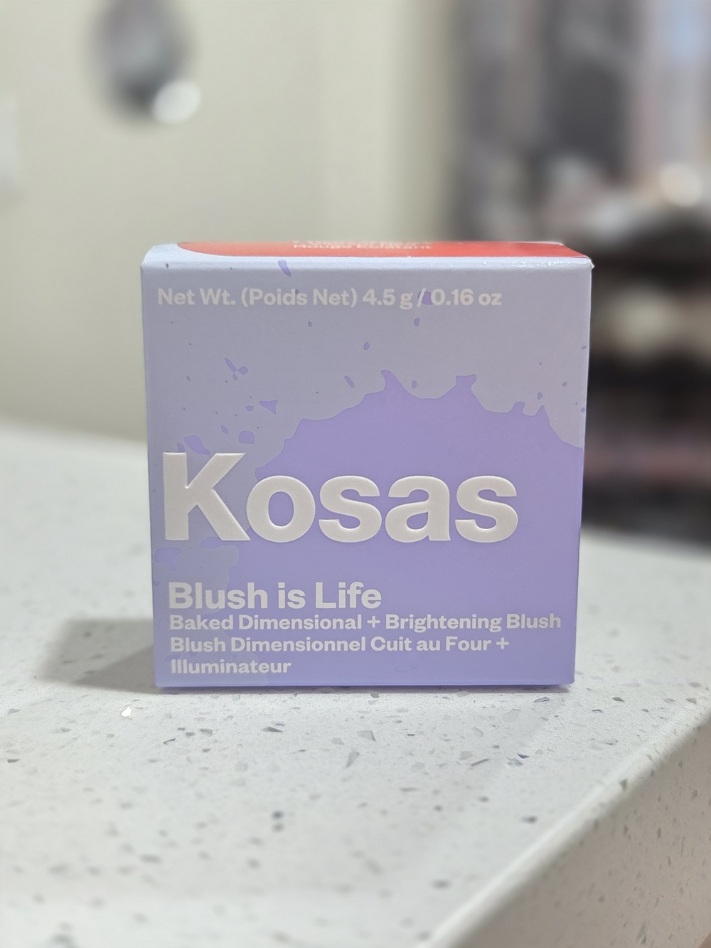 Kosas Blush Is Life Baked Dimensional + Brightening Blush - Vibrant Red